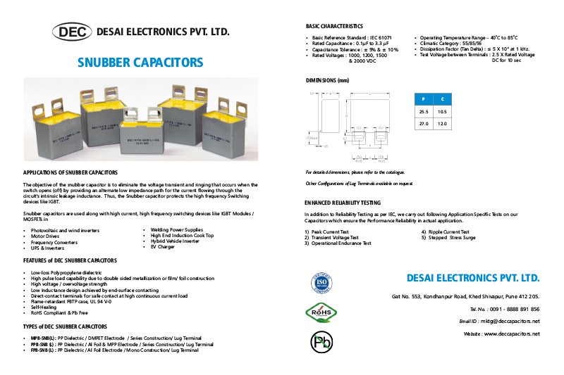 Two Signs: Portfolio | Deccapacitors