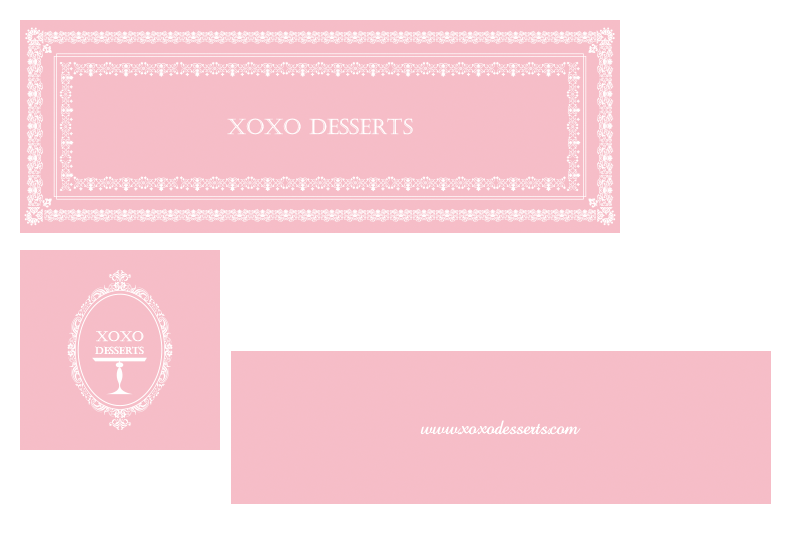 Two Signs: Portfolio | XOXO Desserts